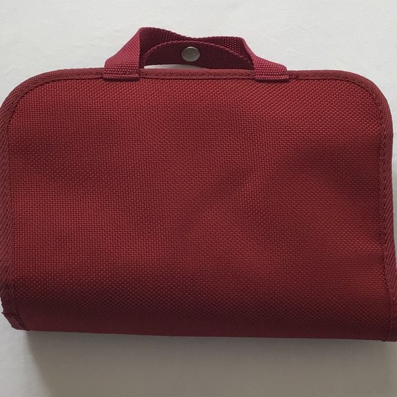 Samsonite Maroon Canvas Toiletry Bag - Picture 2 of 10